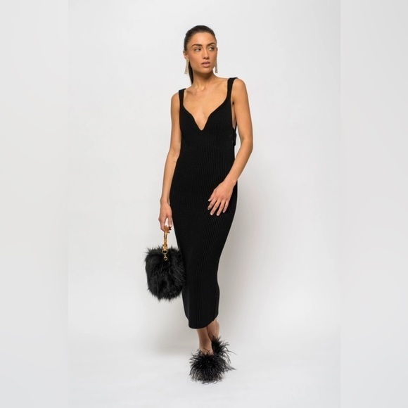 Khaite The Alessia Dress in Black - Picture 1 of 16